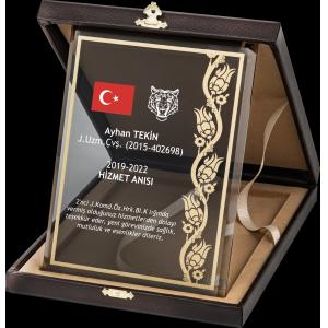 Altın Yaldız Kristal Plaket