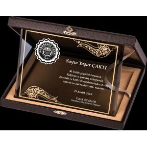 Altın Yaldız Kristal Plaket