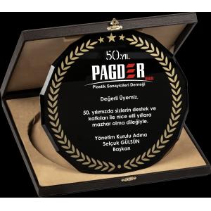 Tabak Kristal Plaket